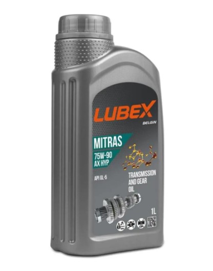 Трансмисiйна олива LUBEX MITRAS AX HYP 75w90 API GL-5 1л